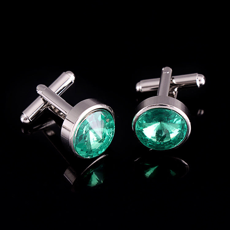 Multicolor French Men's Shirt Metal Cufflink