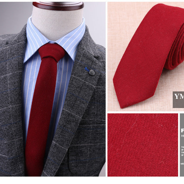 6cm wool tie
