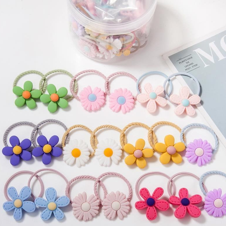 Rubber band hair tie hair baby headband