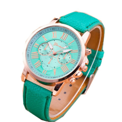 Three eye watches, retro GENEVA, quartz trends watches