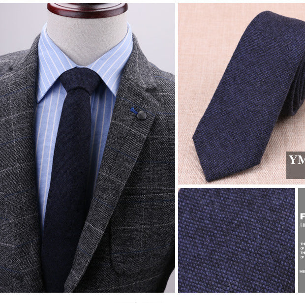 6cm wool tie