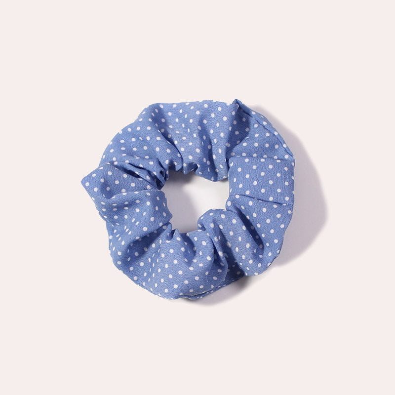 Ocean Blue Large Intestine Hair Tie Hair Tie Korea