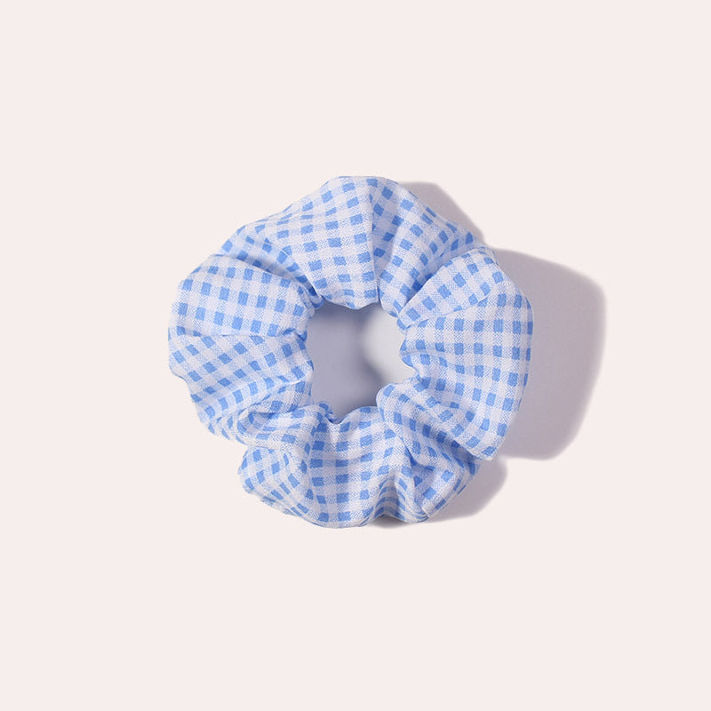 Ocean Blue Large Intestine Hair Tie Hair Tie Korea