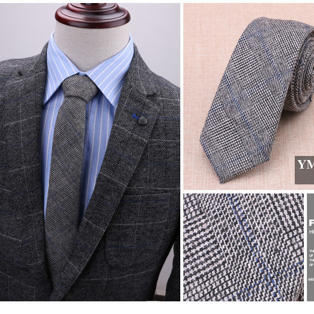 6cm wool tie