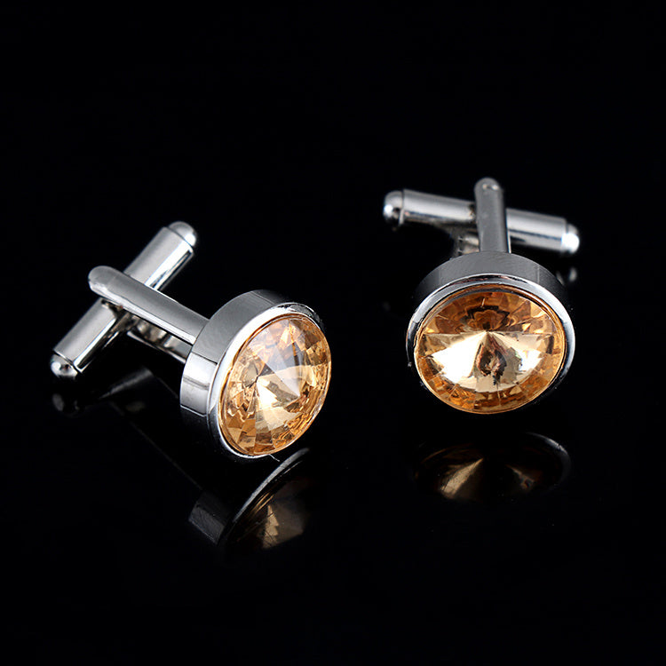 Multicolor French Men's Shirt Metal Cufflink