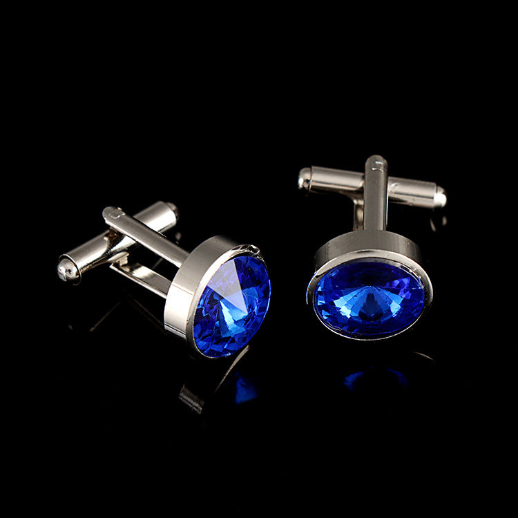 Multicolor French Men's Shirt Metal Cufflink