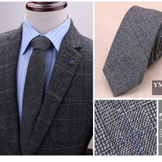 6cm wool tie