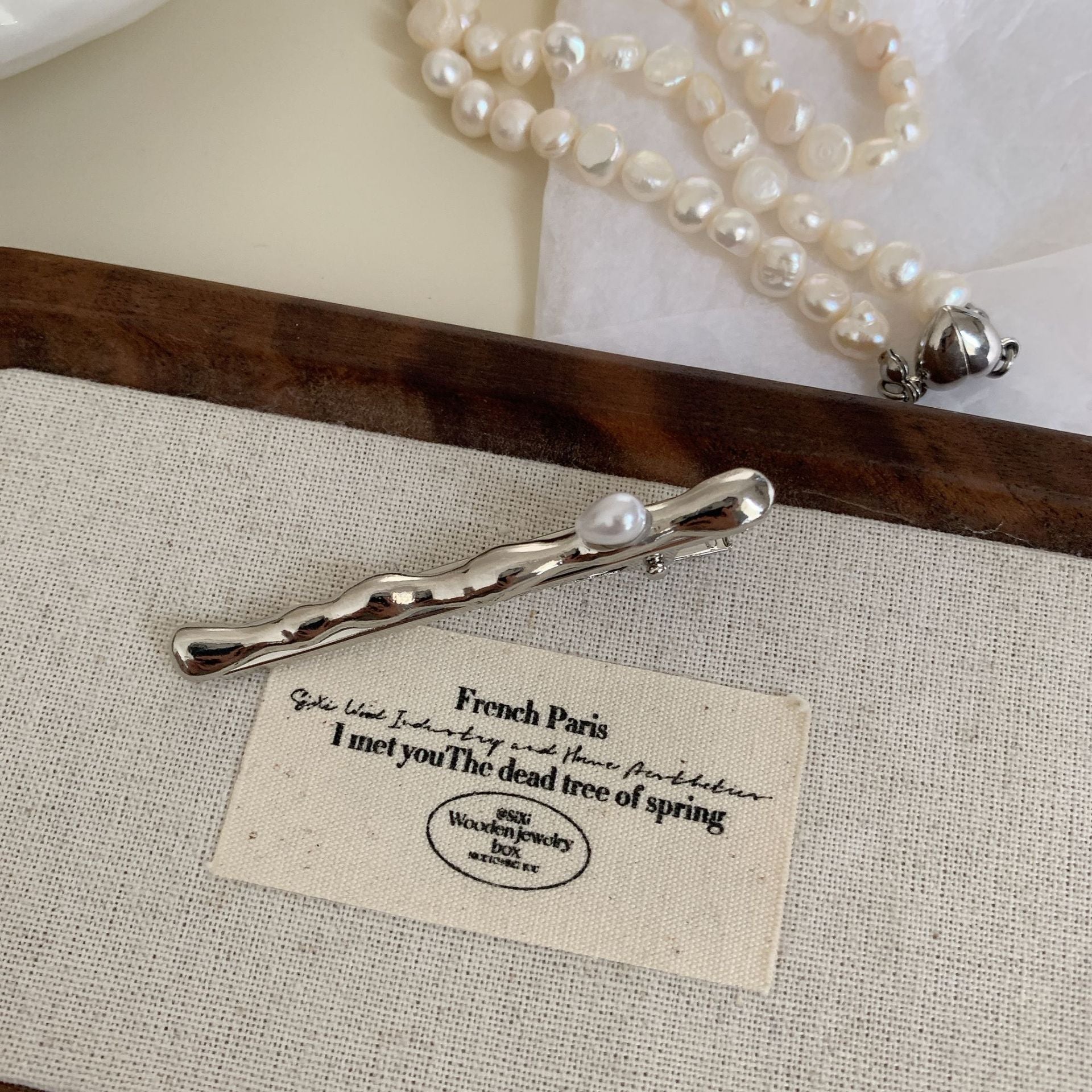 Spring Clip Half Tie Fringe Headdress Gold