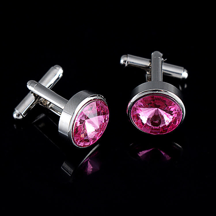 Multicolor French Men's Shirt Metal Cufflink