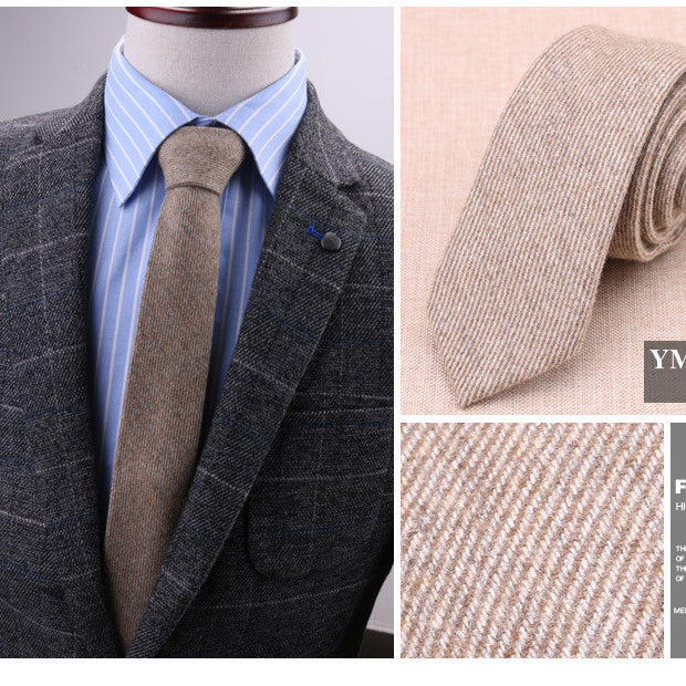 6cm wool tie