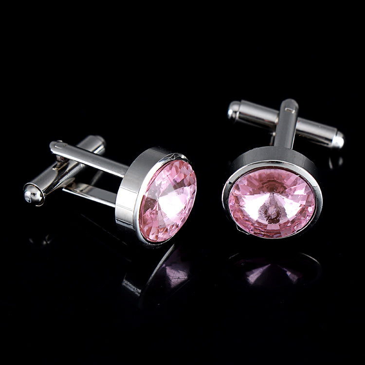 Multicolor French Men's Shirt Metal Cufflink