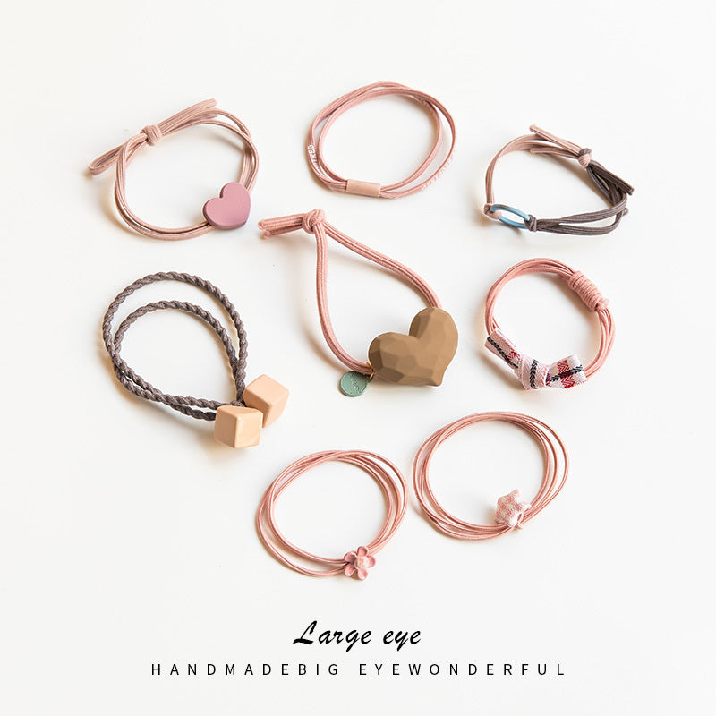 Simple hair rope Sen tie hair tie high elasticity hair band