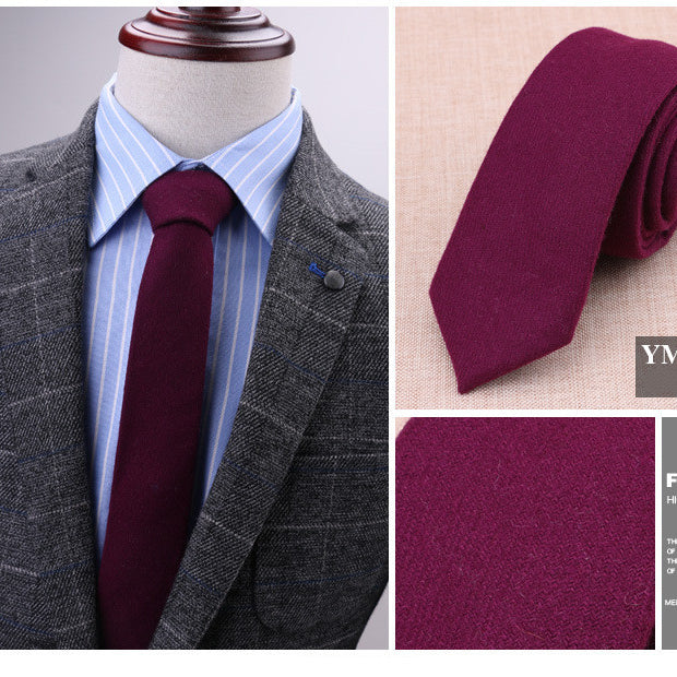 6cm wool tie