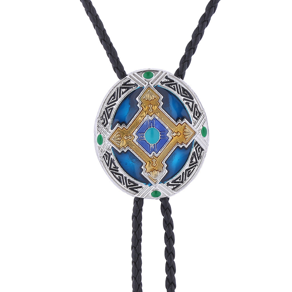 Indian Aboriginal Totem Polo Tie Clip