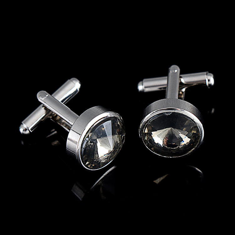 Multicolor French Men's Shirt Metal Cufflink