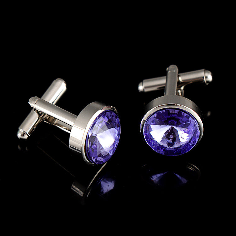 Multicolor French Men's Shirt Metal Cufflink