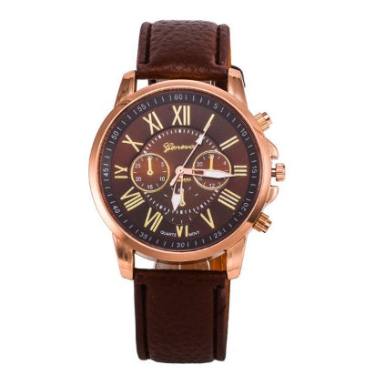 Three eye watches, retro GENEVA, quartz trends watches