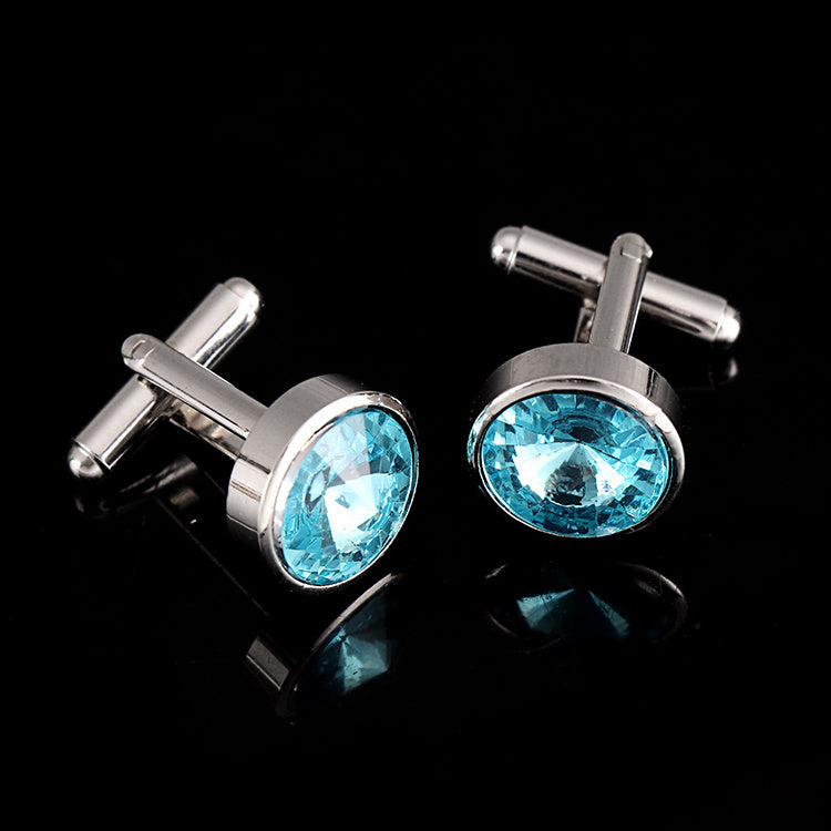 Multicolor French Men's Shirt Metal Cufflink