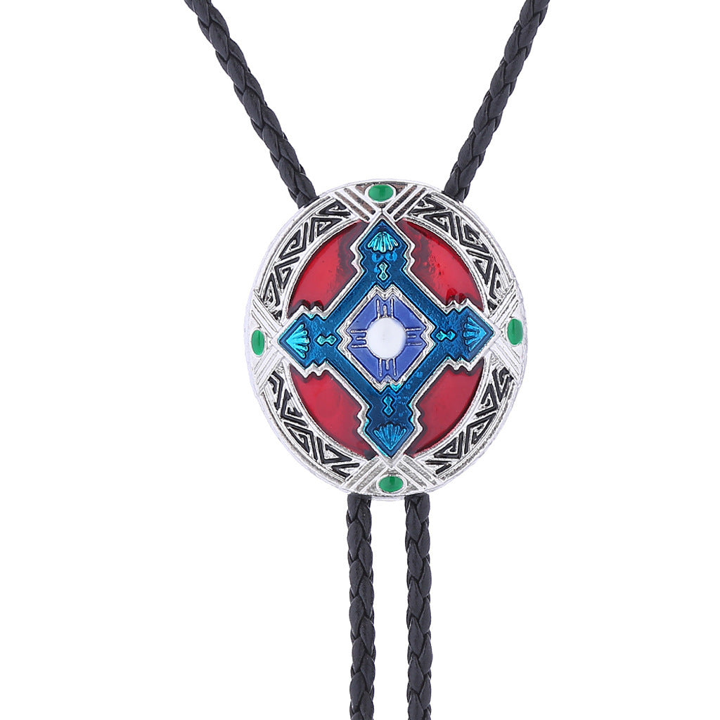 Indian Aboriginal Totem Polo Tie Clip