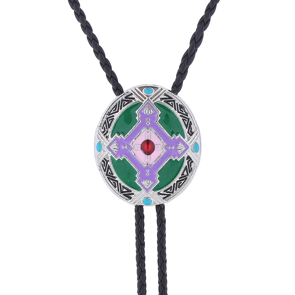 Indian Aboriginal Totem Polo Tie Clip