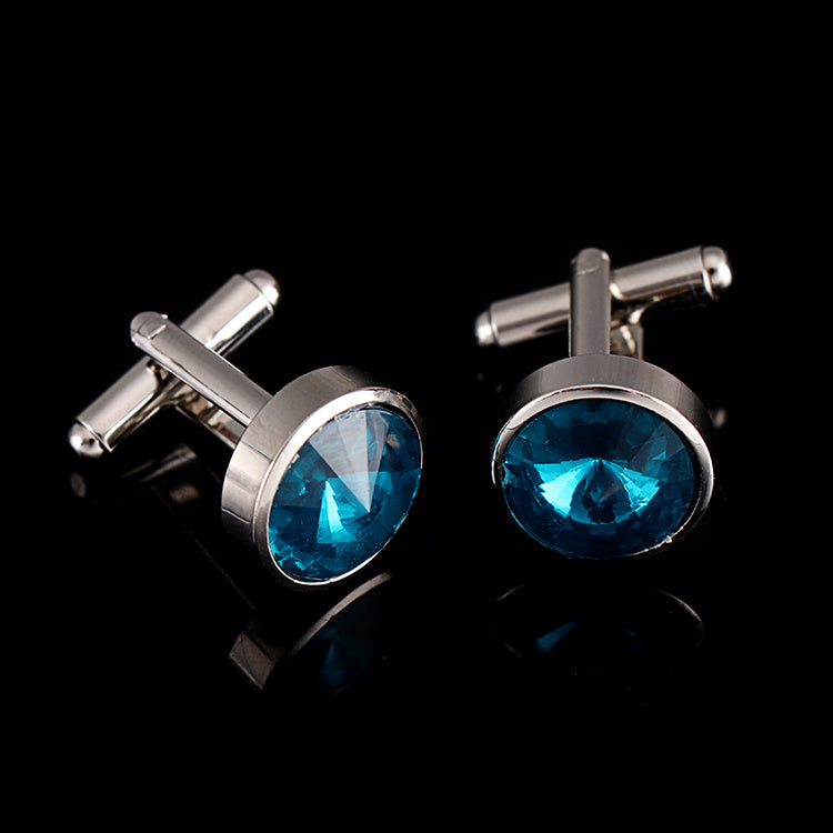 Multicolor French Men's Shirt Metal Cufflink