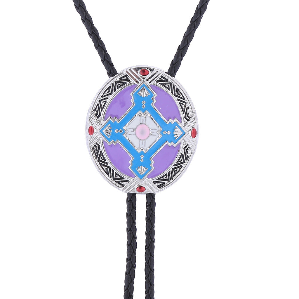 Indian Aboriginal Totem Polo Tie Clip