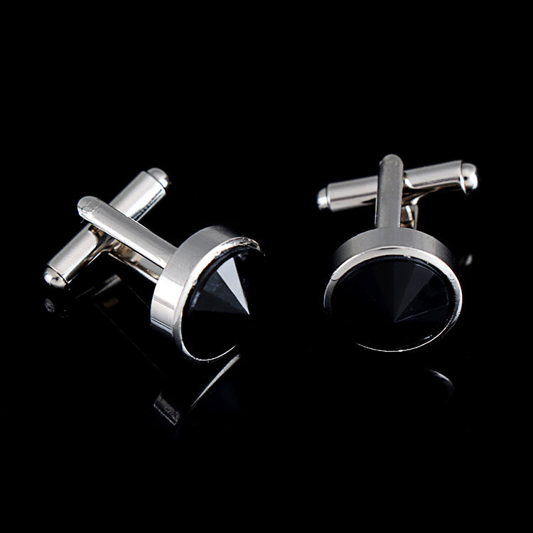 Multicolor French Men's Shirt Metal Cufflink