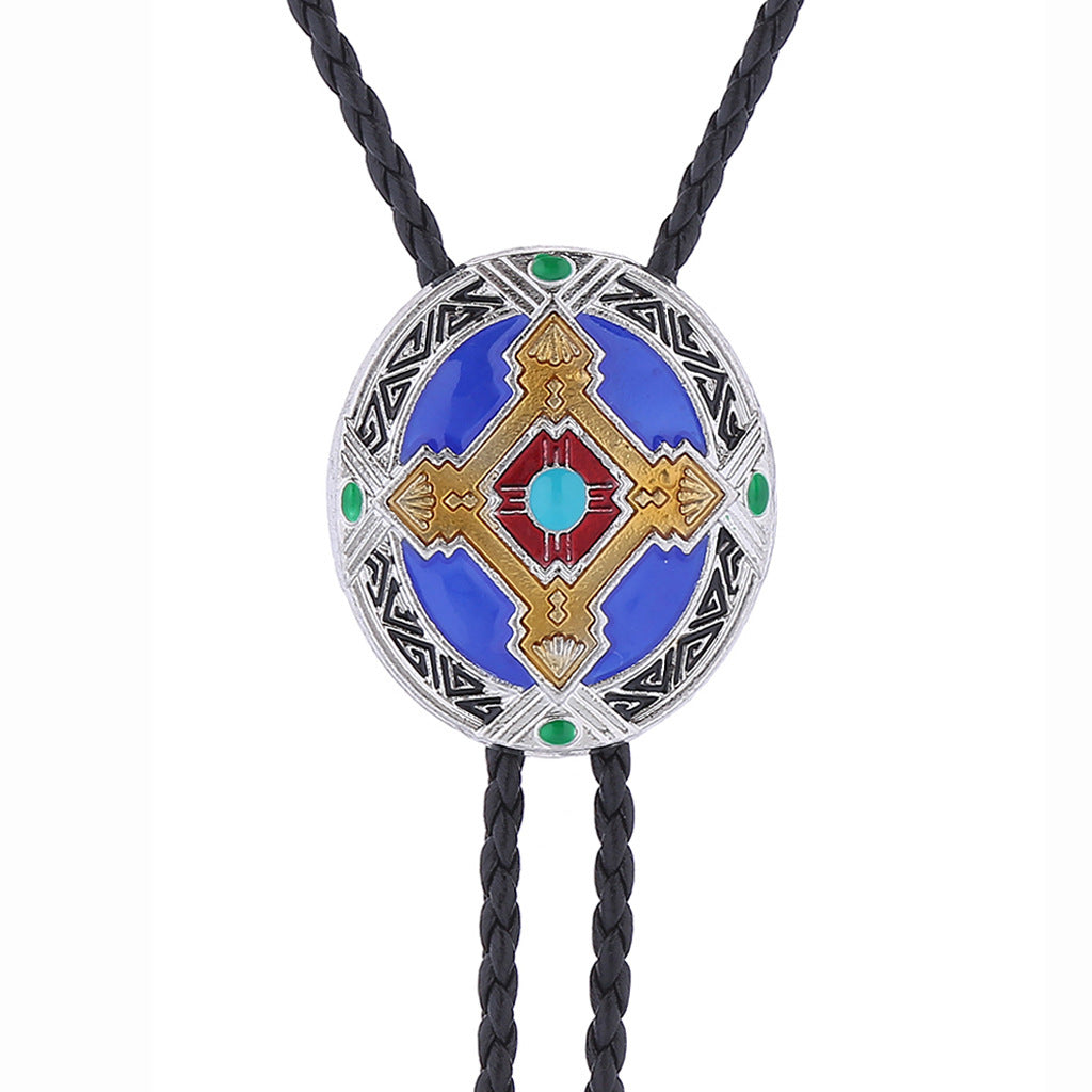 Indian Aboriginal Totem Polo Tie Clip