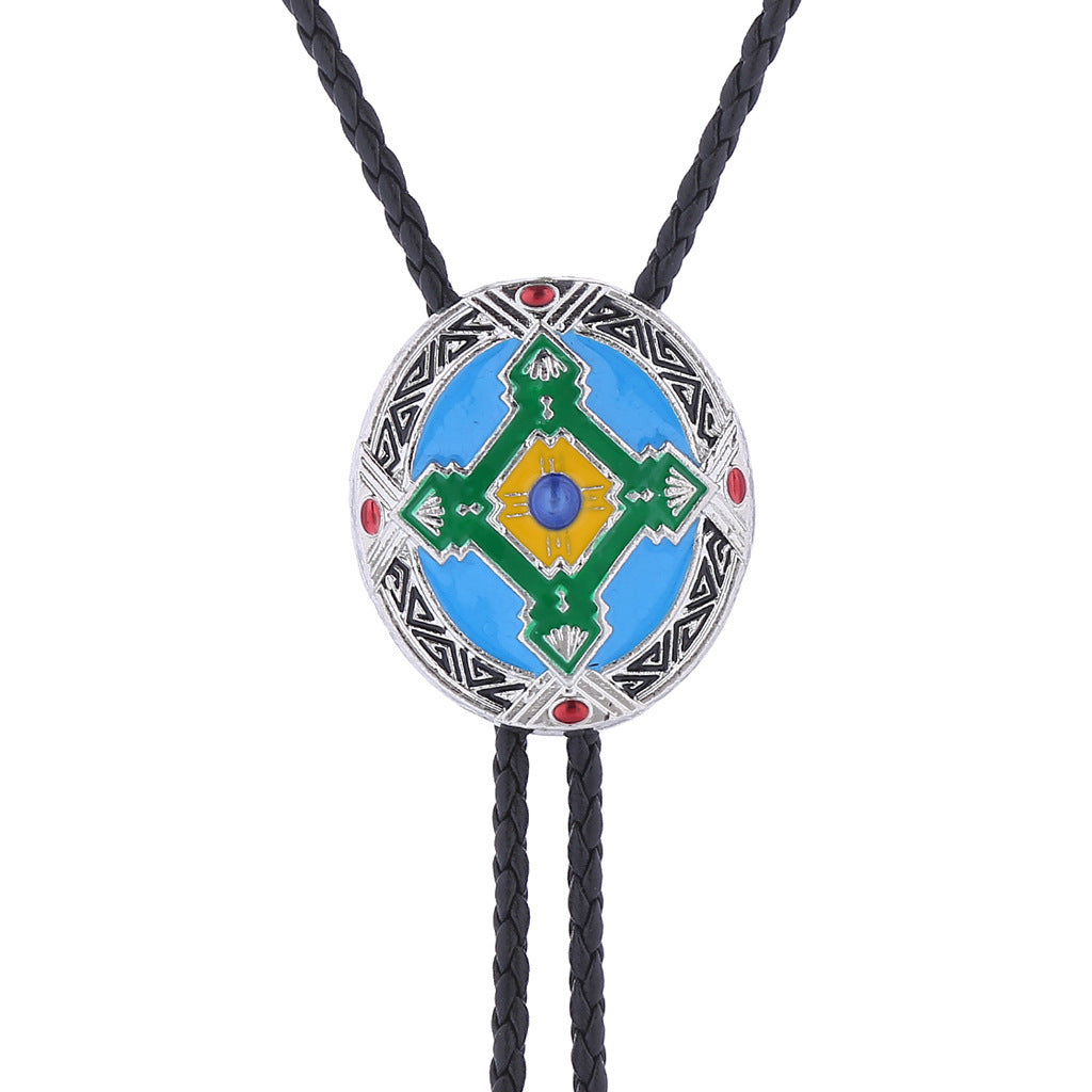 Indian Aboriginal Totem Polo Tie Clip