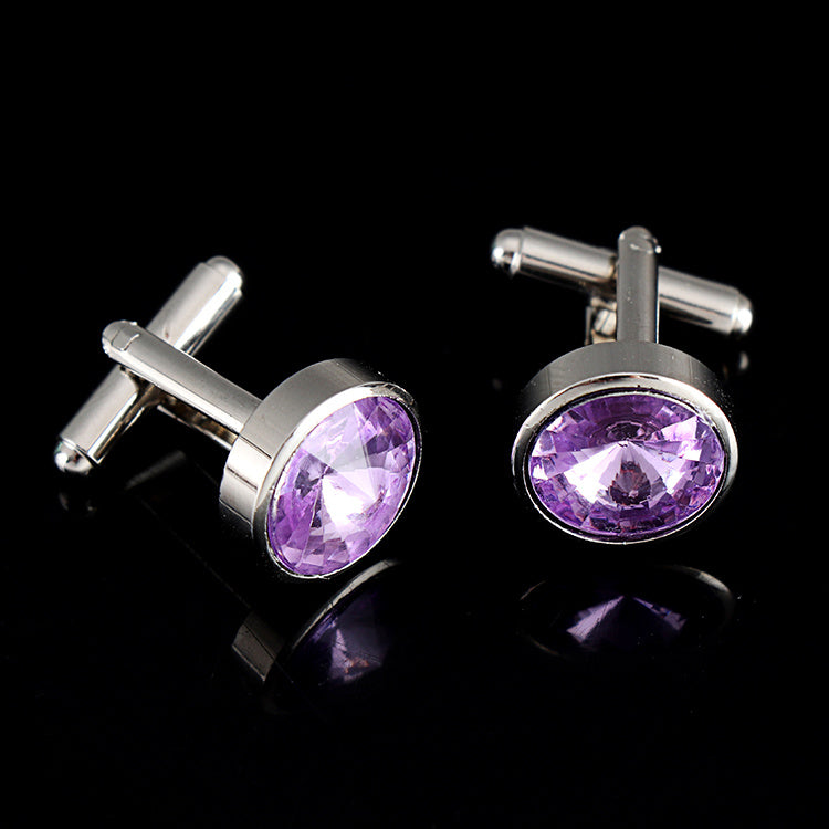 Multicolor French Men's Shirt Metal Cufflink