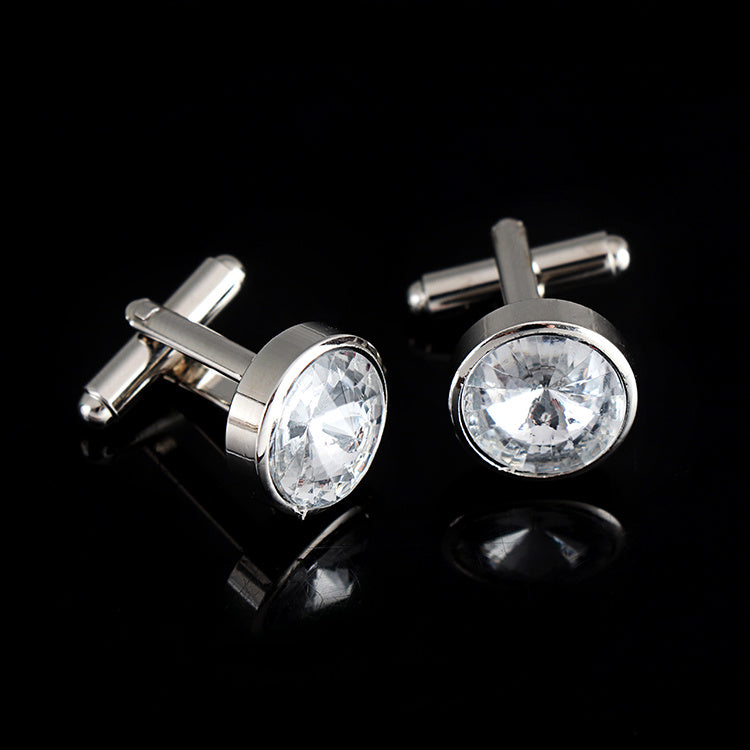 Multicolor French Men's Shirt Metal Cufflink