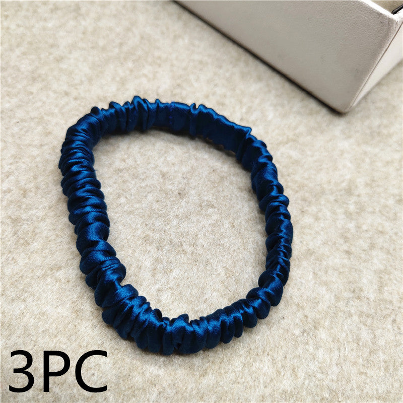 Silk seamless hair tie