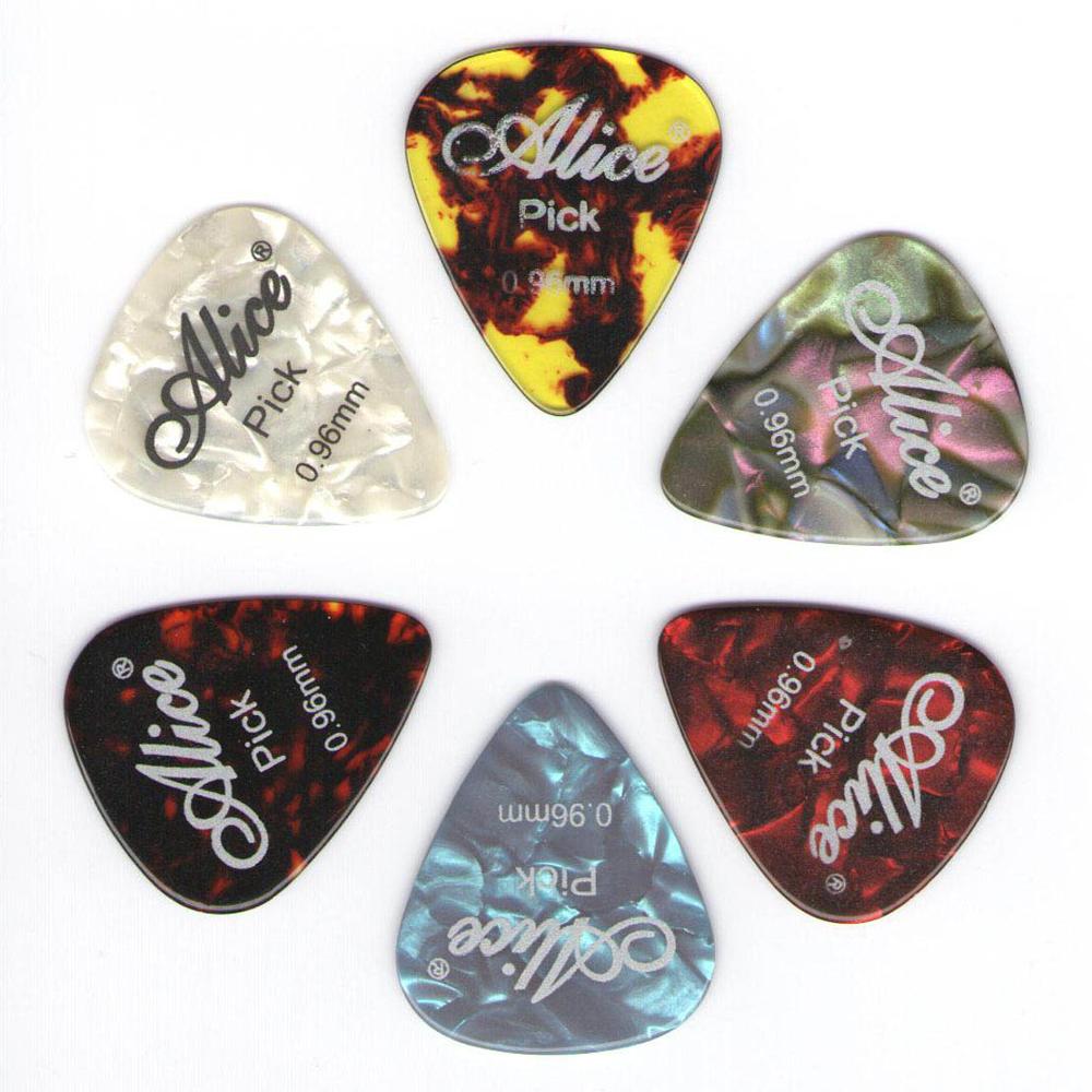 Guitar Celluloid Mediator Thickness 0.46 0.71 0.81 0.96 1.20 1.50mm-Random Color