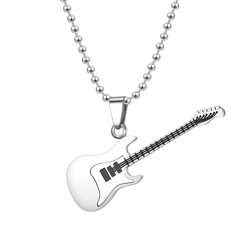 Guitar Pendant Couple Pendant Necklace