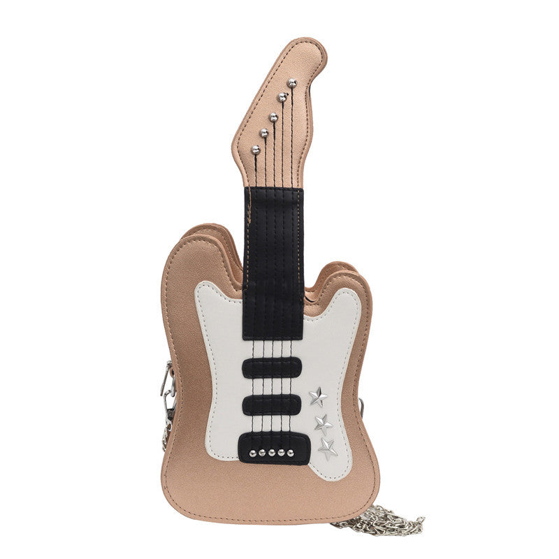 Mini Guitar Shape Crossbody Women Cute Messenger Bag