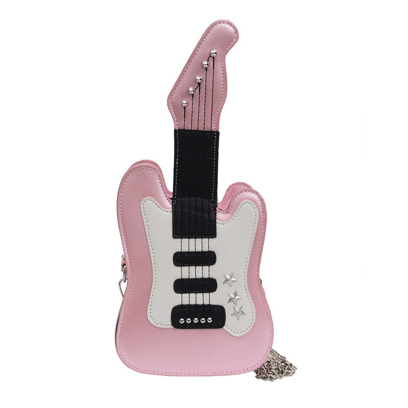 Mini Guitar Shape Crossbody Women Cute Messenger Bag
