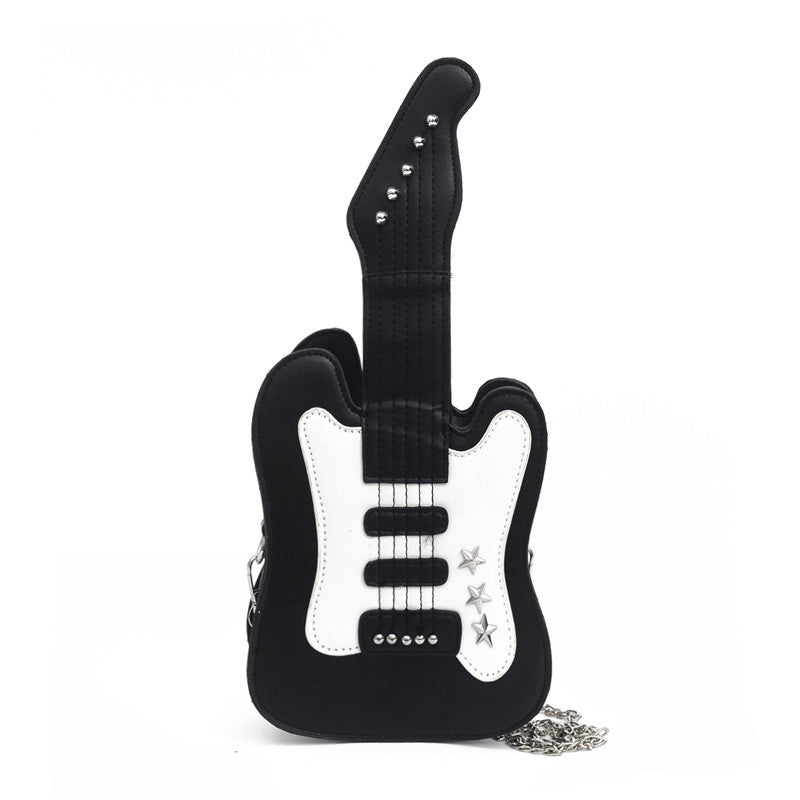 Mini Guitar Shape Crossbody Women Cute Messenger Bag