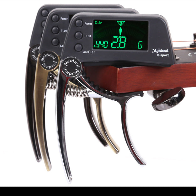 Guitar Capo with Built-in Tuner