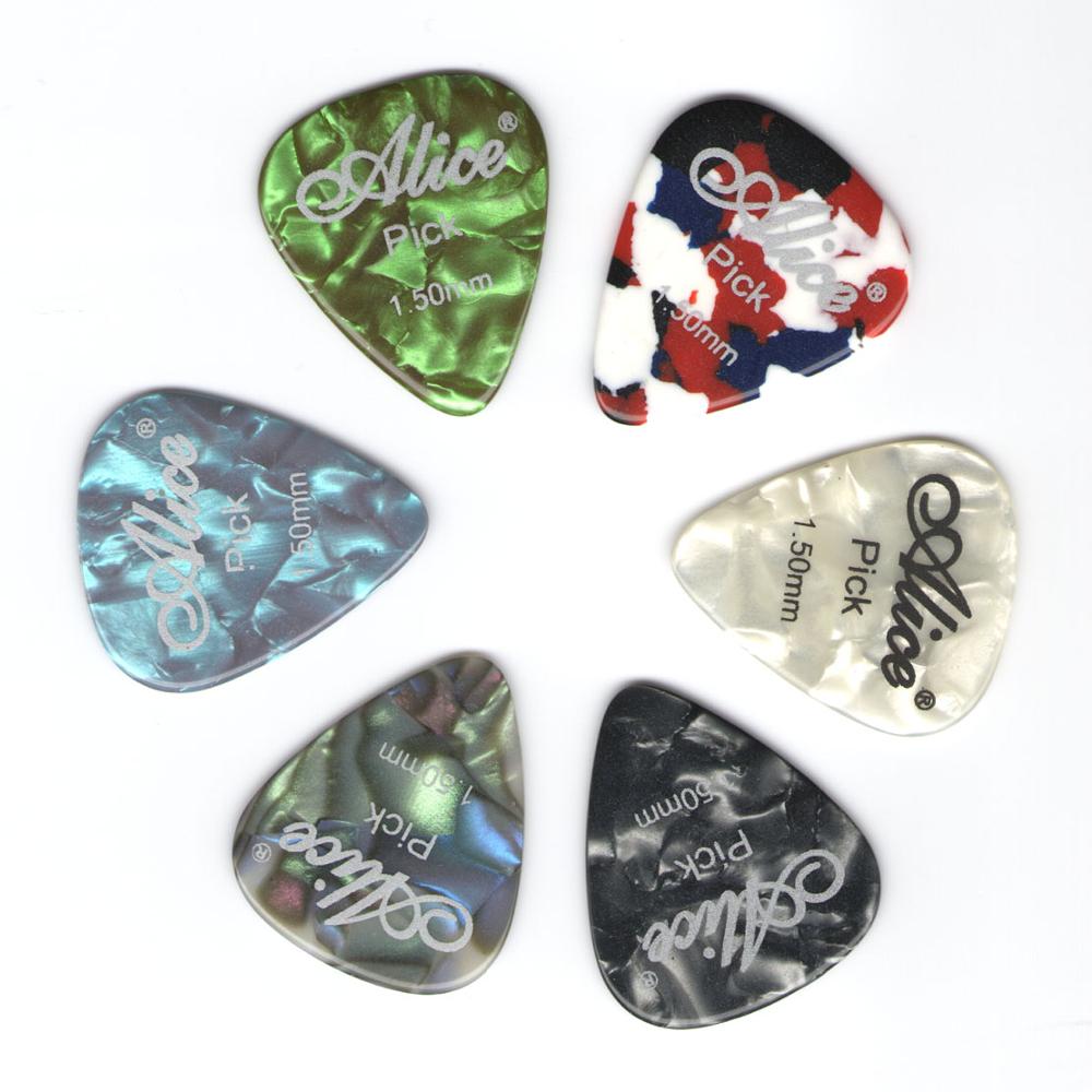 Guitar Celluloid Mediator Thickness 0.46 0.71 0.81 0.96 1.20 1.50mm-Random Color