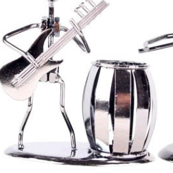 Iron metal band musician electric guitar