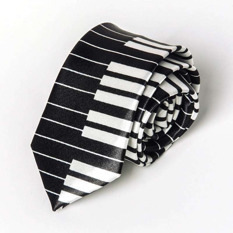 Fashion Casual 5cm Piano Tide Tie