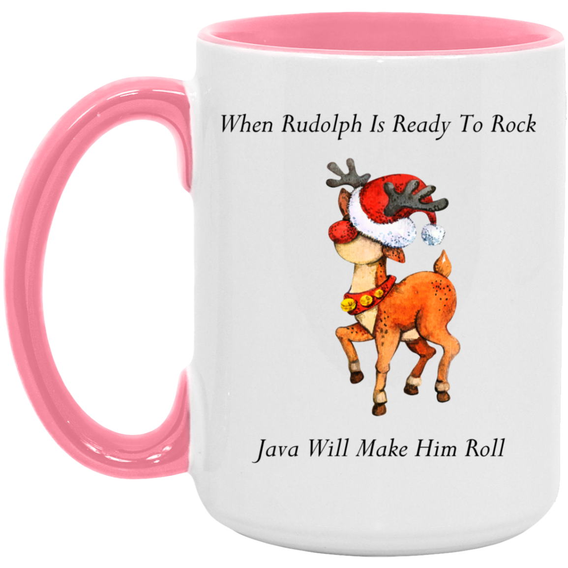 Dancing Rudolph 15oz. Accent Mug