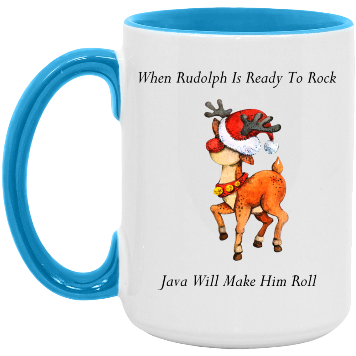 Dancing Rudolph 15oz. Accent Mug