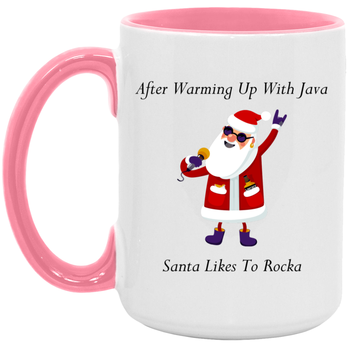 Rocking Santa 15oz. Accent Mug