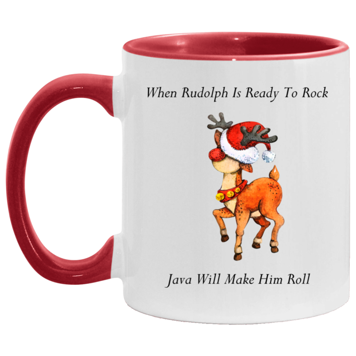 Dancing Rudolph 11 oz. Accent Mug