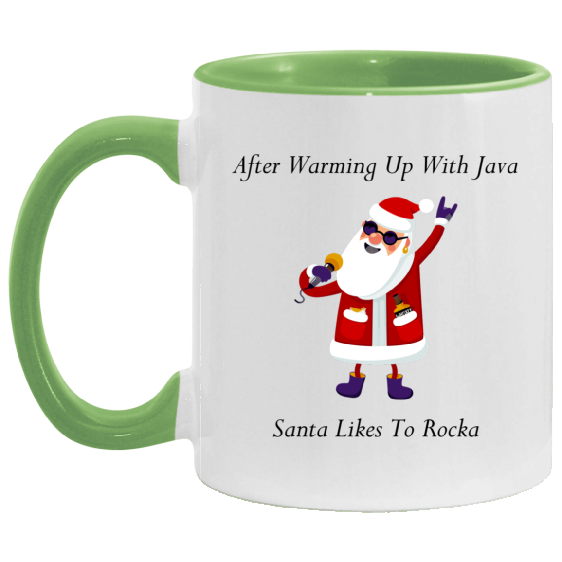 Rocking Santa 11OZ 11 oz. Accent Mug