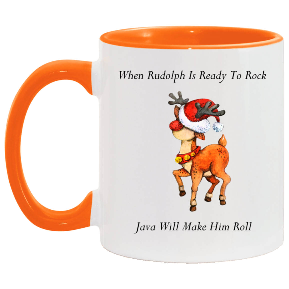 Dancing Rudolph 11 oz. Accent Mug