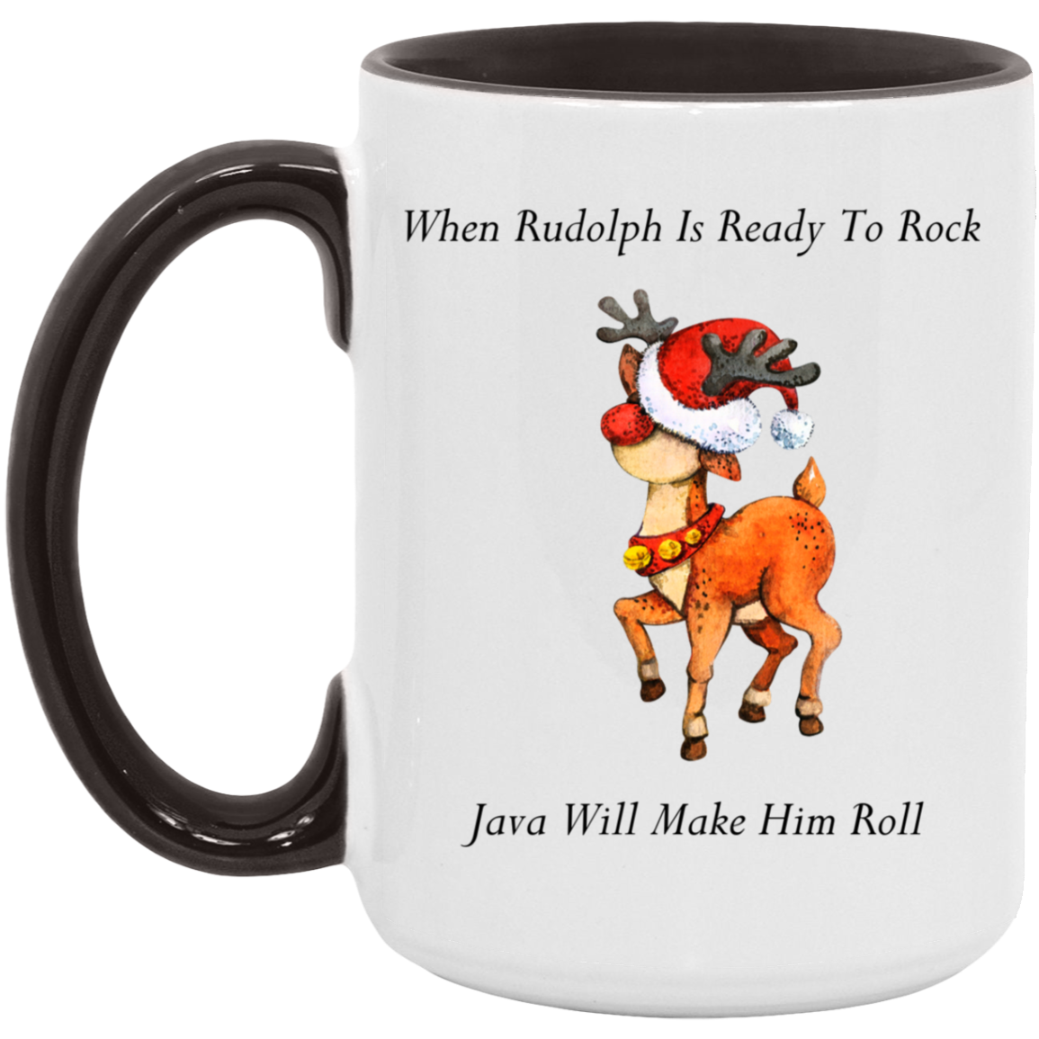 Dancing Rudolph 15oz. Accent Mug