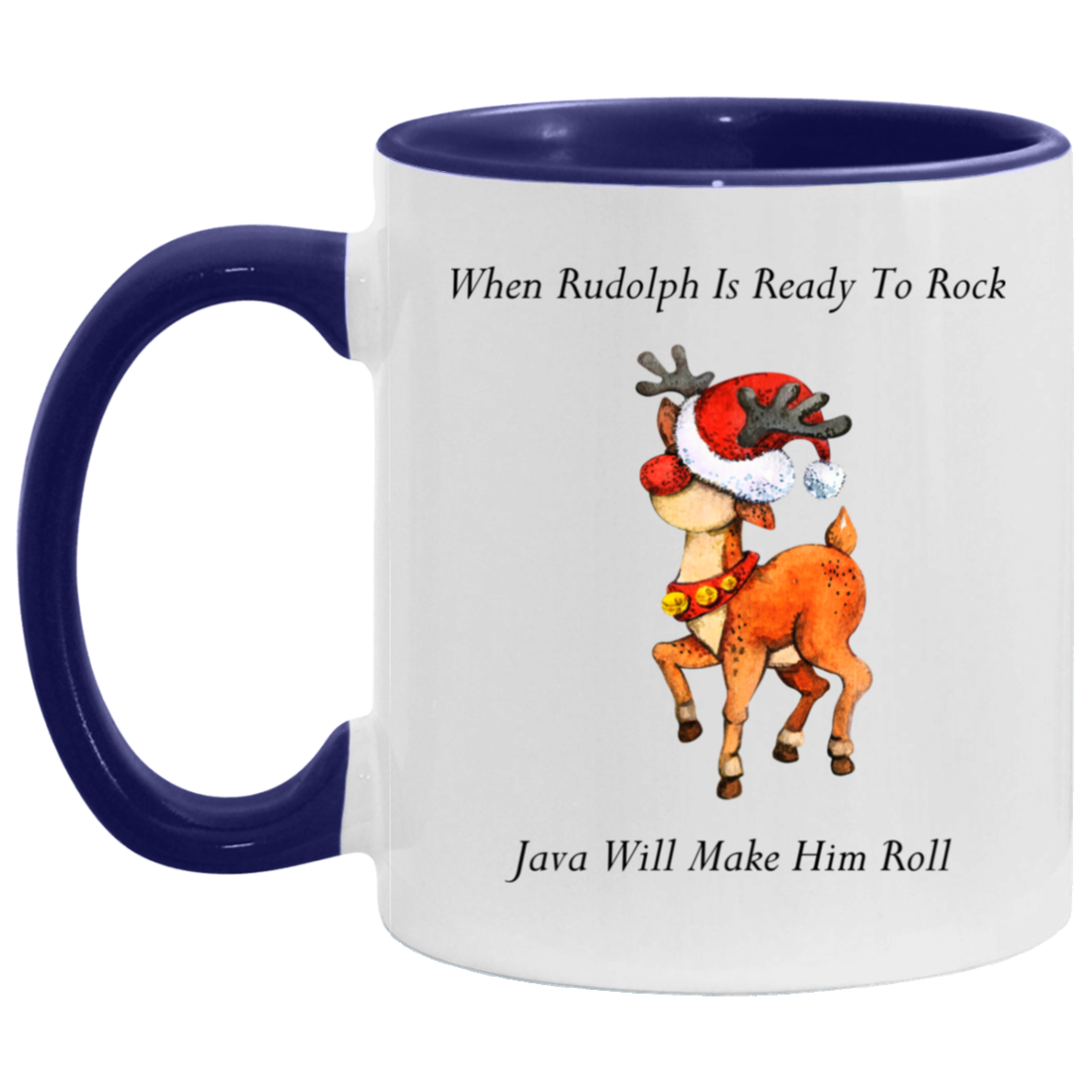 Dancing Rudolph 11 oz. Accent Mug