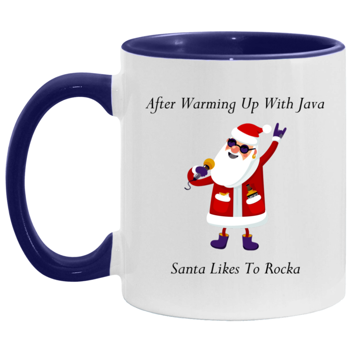 Rocking Santa 11OZ 11 oz. Accent Mug